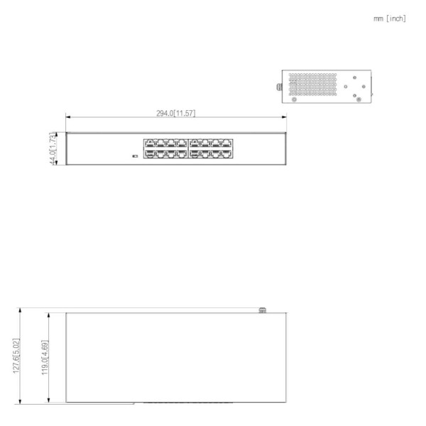 Acquistare DAHUA S3016-16GT Switch 16 porte Gigabit Non gestito Layer2