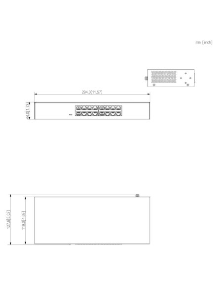 Acquistare DAHUA S3016-16GT Switch 16 porte Gigabit Non gestito Layer2