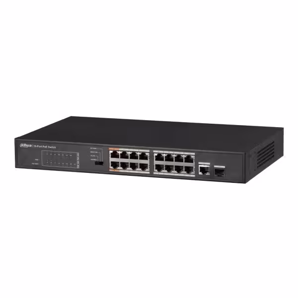 Kaufen DAHUA PFS3117-16ET-135 PoE-Switch 16 Ports 10/100 + 1 Combo-Gigabit-RJ45/SFP-Uplink 135W nicht verwaltbar Layer2