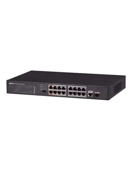Kaufen DAHUA PFS3117-16ET-135 PoE-Switch 16 Ports 10/100 + 1 Combo-Gigabit-RJ45/SFP-Uplink 135W nicht verwaltbar Layer2