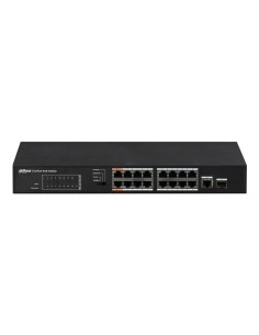 Comprar DAHUA PFS3117-16ET-135 Switch PoE 16 puertos 10/100 + 1 Combo Gigabit RJ45/SFP Uplink 135W No_Gestionable Layer2 2