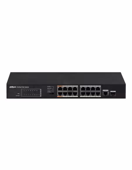 Kaufen DAHUA PFS3117-16ET-135 PoE-Switch 16 Ports 10/100 + 1 Combo-Gigabit-RJ45/SFP-Uplink 135W nicht verwaltbar Layer2