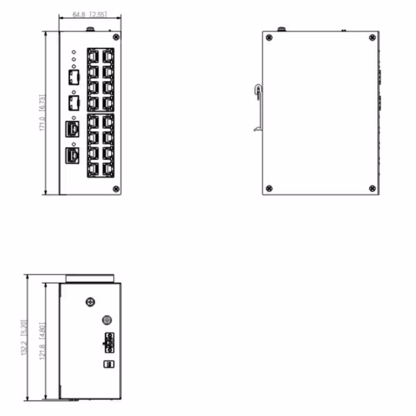 Kaufen DAHUA HS3220-16GT-190 gehärteter Switch PoE 16 Gigabit-Ports (2RJ45+2SFP) Gigabit-Uplink 190W nicht verwaltet Layer2