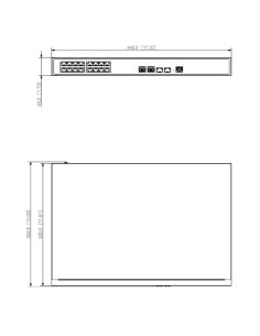 Comprar DAHUA S4220-16GT-240 Switch PoE 16 puertos Gigabit + 2 Uplink Gigabit RJ45 + 2SFP Gigabit 240W Gestionable Layer2 2