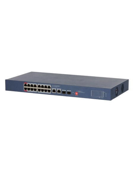 Acquistare DAHUA CS4220-16GT-135-V2 Switch PoE 16 porte Gigabit + 2 Uplink Gigabit RJ45 + 2SFP Gigabit 135W Gestibile in Cloud