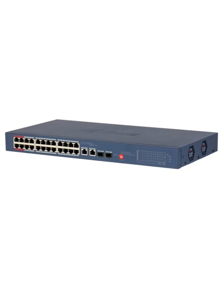 Acheter DAHUA CS4226-24ET-240-V2 Switch PoE 24 ports 10/100 + 2 Combo Gigabit RJ45/SFP Uplink 240W gérable dans le Cloud couche 