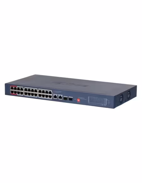 Kaufen DAHUA CS4228-24GT-375-V2 Switch PoE mit 24 Gigabit-Ports + 2 Gigabit-Uplink RJ45 + 2 Gigabit-SFP 375 W, verwaltbar in der