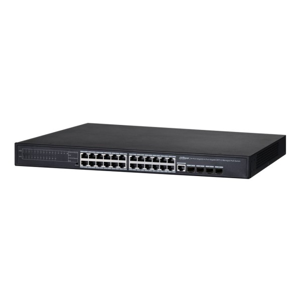 Acheter DAHUA PFS4428-24GT-370 Switch PoE 24 ports Gigabit + 4 uplinks Gigabit 370W 802.3at gérable Layer 2