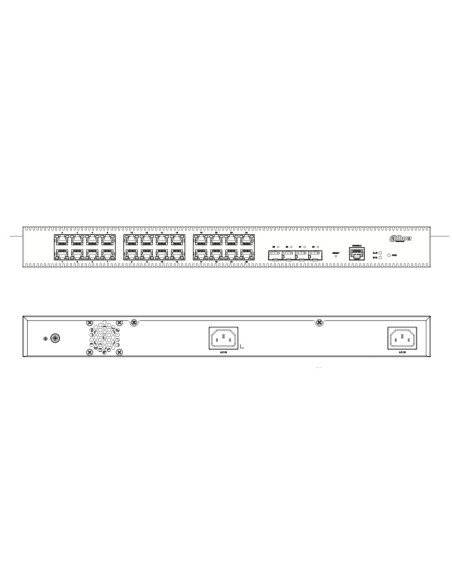 Kaufen DAHUA SG5028X Switch mit 24 Gigabit-Ports + 4 10G SFP+-Uplink-Ports, verwaltbar, Layer 2