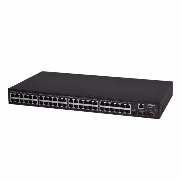 Comprar DAHUA S5500-48GT4XF-E-V2 Switch 48 puertos Gigabit + 4 Uplink SFP+ 10Gbps 55W Gestionable Layer3
