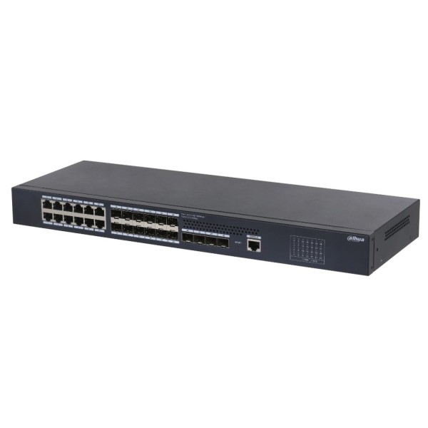 Kaufen DAHUA S5428-12GF12GT4XF Switch mit 12 Gigabit-Ports + 12 Gigabit-SFP-Uplink + 4 SFP+-Uplinks mit 10 Gbit/s, verwaltbar in