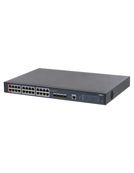 Comprar DAHUA S5428-24GT4XF-360 Switch 24 puertos Gigabit + 4 Uplink Gigabit SFP+ 10Gbps 360W Gestionable en Cloud Layer2