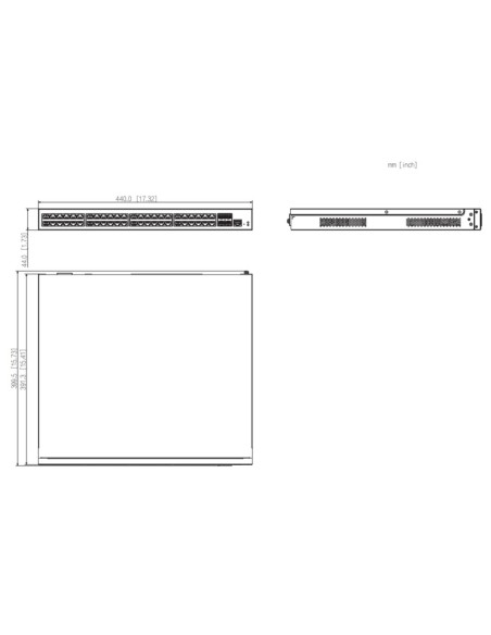 Comprar DAHUA S5452-48GT4XF Switch 48 puertos Gigabit + 4 Uplink SFP+ 10Gbps Gestionable Layer2