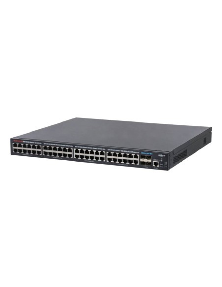 Comprar DAHUA S5452-48GT4XF-750 Switch 48 puertos PoE Gigabit + 4 Uplink SFP+ 10Gbps 750W Gestionable Layer2