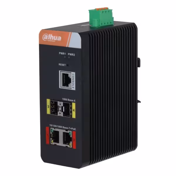 Kaufen DAHUA IS4204-2GT-120 Switch PoE 2.0 Industrie 2 Gigabit-Ports + 2 SFP-Gigabit-Uplink 120 W verwaltbar Layer 2