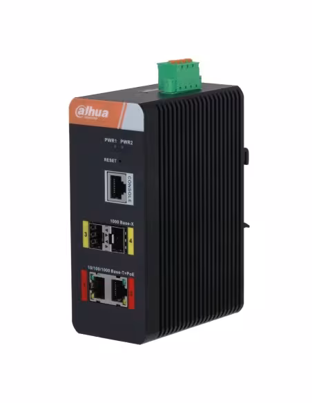 Comprar DAHUA IS4204-2GT-120 Switch PoE 2.0 Industrial 2 puertos Gigabit + 2SFP Uplink Gigabit 120W Gestionable Layer2