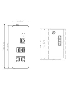 Comprar DAHUA IS4204-2GT-120 Switch PoE 2.0 Industrial 2 puertos Gigabit + 2SFP Uplink Gigabit 120W Gestionable Layer2 2