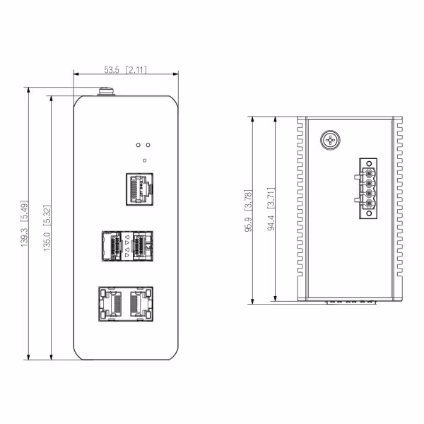 Kaufen DAHUA IS4204-2GT-120 Switch PoE 2.0 Industrie 2 Gigabit-Ports + 2 SFP-Gigabit-Uplink 120 W verwaltbar Layer 2