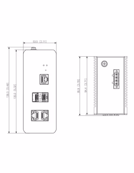Kaufen DAHUA IS4204-2GT-120 Switch PoE 2.0 Industrie 2 Gigabit-Ports + 2 SFP-Gigabit-Uplink 120 W verwaltbar Layer 2