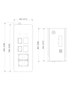 Comprar DAHUA IS4207-4GT-120 Switch PoE 2.0 Industrial 4 puertos Gigabit +3 Uplink Gigabit (2SFP+1RJ45) 120W Gestionable Layer2 2