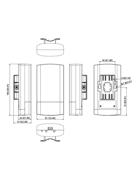 Comprar DAHUA WB2-60N-I Bridge inalámbrico para ascensores 2.4Ghz 802.11b/g/n 300Mbps 60ºH 60ºV PoE