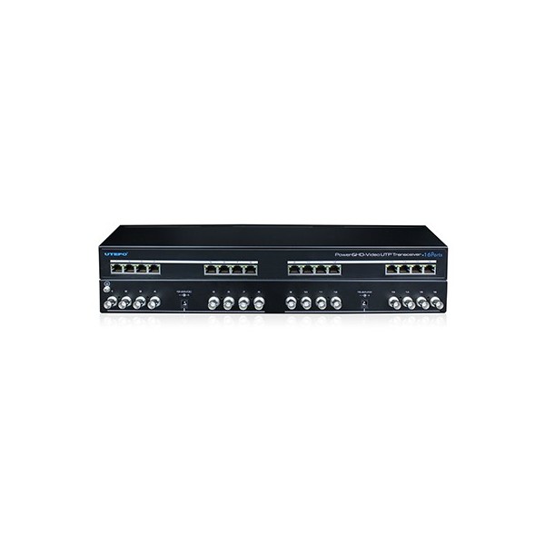 Kaufen UTEPO UTP116PV-HD2 UTP 16-Kanal-Video-Konverter 4-in-1 + Stromversorgung im 19"-Rack