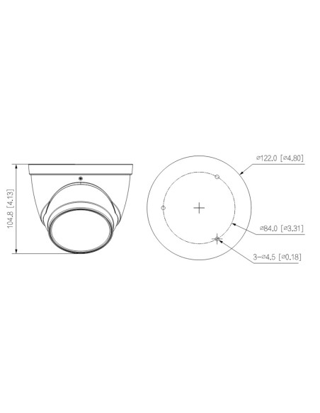 Kaufen DAHUA HAC-HDW1200T-Z-S6 Mini-Dome HDCVI 4-in-1 2MP 1080P Starlight IR 60 m 2.7-12mm VFM IP67