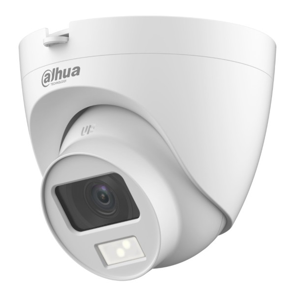 Acheter DAHUA HAC-HDW1200CLQ-IL-A-0280B-S6 Mini-dôme HDCVI 4EN1 2M 1080P Éclairage double LED 20 m / IR 20 m 2.8mm IP67 MIC Quic