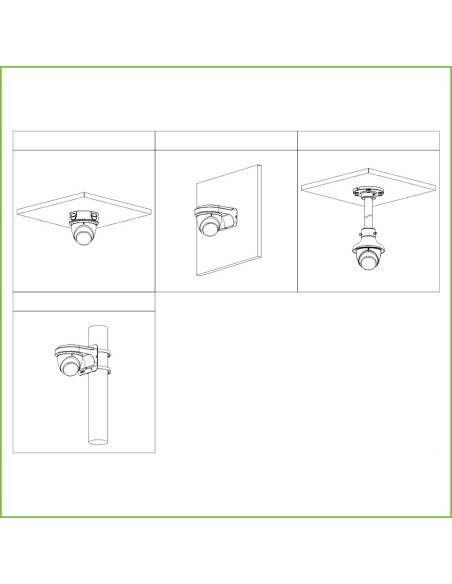 Kaufen DAHUA HAC-HDW1239T-A-LED-0280B Mini-Dome HDCVI 4-in-1 2 MP 1080P Full Color 2.0 WDR Starlight LED 40 m 2.8mm IP67 MIC