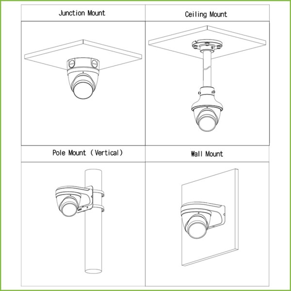 Comprar DAHUA HAC-HDW1239T-Z-A-LED MiniDomo HDCVI 4EN1 2M 1080P FULL COLOR 2.0 WDR Starlight LED40m 2.7-13.5mm IP67 MIC