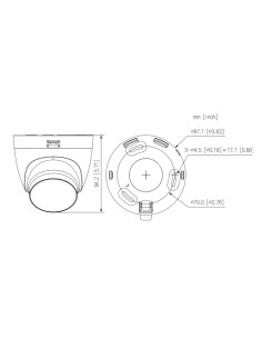Acquistare DAHUA HAC-HDW1239TLQ-IL-A-0280B-S3 MiniDomo HDCVI 4EN1 2M 1080P WDR Illuminazione Dual LED30m/IR30m Smart Light+ 2.8m 2