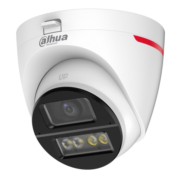 Acheter DAHUA HAC-HDW1249X-IL-A-PRO Mini-dôme HDCVI 4EN1 WizColor PRO H265 2M WDR 130 dB Éclairage double LED 50 m / IR 50 m 2.8