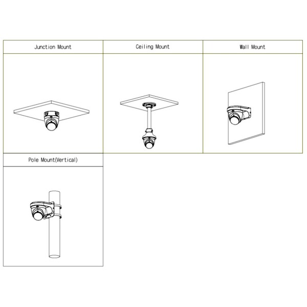 Acheter DAHUA HAC-HDW1249X-IL-A-PRO Mini-dôme HDCVI 4EN1 WizColor PRO H265 2M WDR 130 dB Éclairage double LED 50 m / IR 50 m 2.8
