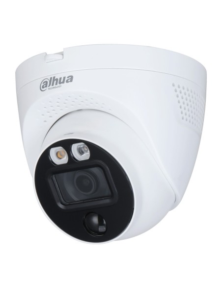 Acheter DAHUA HAC-ME1200EQ-LS-0280B Dôme HDCVI 2M dWDR LED 30 m 2.8mm IP67 PIR Dissuasion active Installation rapide