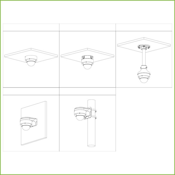 Acheter DAHUA HAC-HDBW2241RA-Z-A Dôme HDCVI 4EN1 2M 1080P WDR Starlight+ IR 60 m 2.7-13.5 VFM IP67 IK10 MIC
