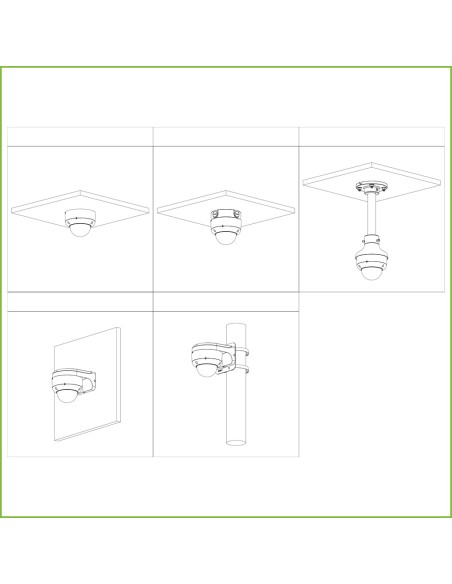 Acheter DAHUA HAC-HDBW2241RA-Z-A-B Dôme HDCVI 4EN1 2M 1080P WDR Starlight+ IR 60 m 2.7-13.5 VFM IP67 IK10 MIC Couleur Noir