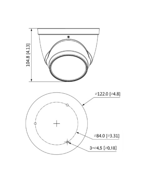 Kaufen DAHUA HAC-HDW2241T-Z-A Mini-Dome HDCVI 4-in-1 2 MP 1080P WDR Starlight IR 60 m 2.7-13.5mm IP67 AUDIO MIC