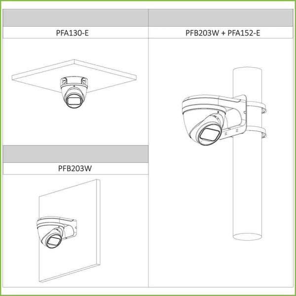 Comprar DAHUA HAC-HDW2241T-Z-A-B MiniDomo HDCVI 4EN1 2M 1080P WDR Starlight IR60m 2.7-13.5mm IP67 AUDIO MIC Color negro
