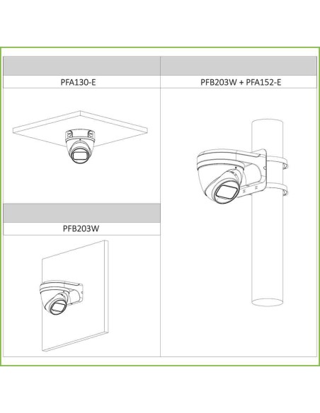 Comprar DAHUA HAC-HDW2241T-Z-A-B MiniDomo HDCVI 4EN1 2M 1080P WDR Starlight IR60m 2.7-13.5mm IP67 AUDIO MIC Color negro