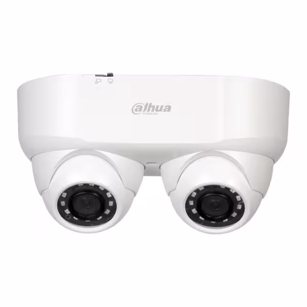 Acheter DAHUA HAC-HDW2241M-E2 Mini-dôme HDCVI 2 Mpx à double objectif DN ICR WDR Starlight IR 30 m 0 Lux 3.6mm IP67 AUDIO Broadc