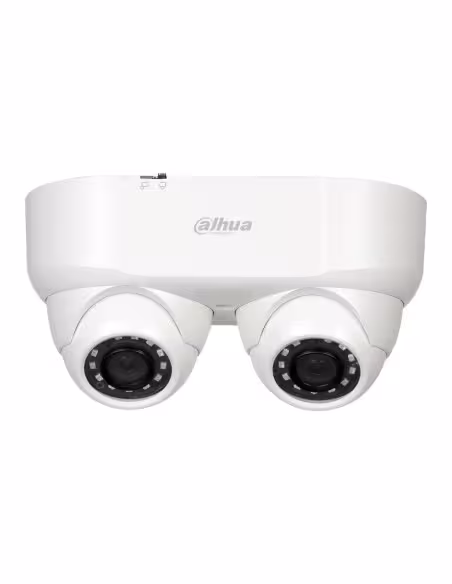 Acheter DAHUA HAC-HDW2241M-E2 Mini-dôme HDCVI 2 Mpx à double objectif DN ICR WDR Starlight IR 30 m 0 Lux 3.6mm IP67 AUDIO Broadc