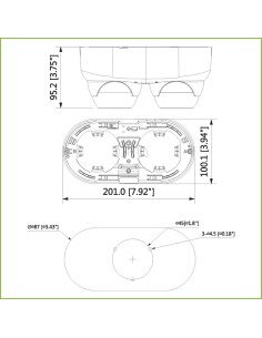 Kaufen DAHUA HAC-HDW2241M-E2 Mini-Dome HDCVI 2 MP Dual-Objektiv DN ICR WDR Starlight IR 30 m 0 Lux 3.6mm IP67 AUDIO Broadcast 2