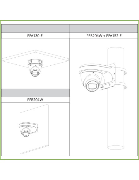 Acheter DAHUA HAC-HDW2249T-A-LED Mini-dôme HDCVI 4-en-1 2 Mpx 1080P Full Color WDR Starlight LED 40 m 3.6mm IP67 AUDIO MIC