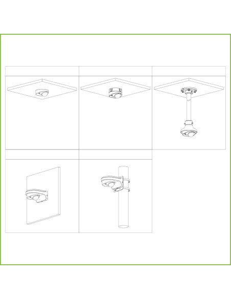 Acheter DAHUA HAC-HDBW3200F (-S5) Dôme HDCVI 4EN1 2M 1080P DN ICR dWDR IR20m 2.8mm IP67 IK10 MIC