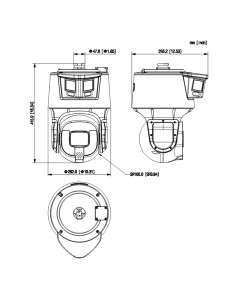 Kaufen DAHUA SDT8C842-8P-FA-APV-0280 Dual-Dome-PTZ IP 8M WDR Starlight Duale Beleuchtung LED 30 m/IR 300 m 2x/42x IP67 PoE++ AUD 2