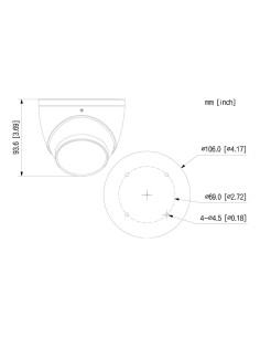 Kaufen DAHUA IPC-HDW5241TM-ASE Mini-Dome-IP H.265 2MP Tag/Nacht SMART WDR Starlight IVS IR 30 m 2.8mm IP67 PoE SD MIC AI 2