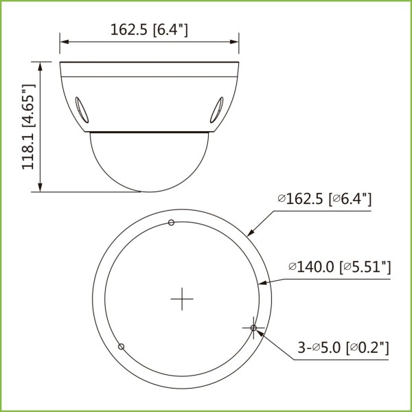 Acheter DAHUA IPC-HDBW8232E-Z-SL Dôme IP H265 2M DN SMART WDR 120 dB Starlight IR 50 m 4.1-16.4VFM IK10 IP67 PoE+ AUDIO E/S Anti