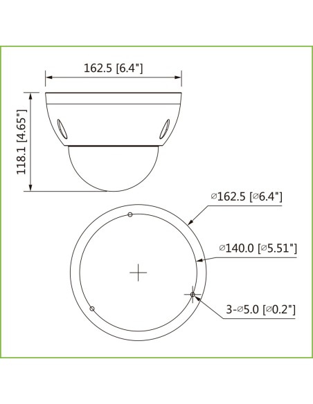 Comprar DAHUA IPC-HDBW8232E-Z-SL Domo IP H265 2M DN SMART WDR 120dB Starlight IR50m 4.1-16.4VFM IK10 IP67 PoE+ AUDIO E/S Anticor