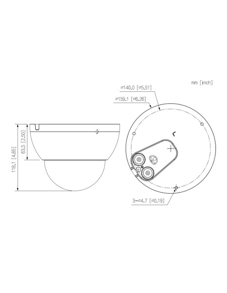 Acheter DAHUA IPC-HDBW5442E-ZE-S3-B Dôme IP H265 4M WDR 140 dB Deeplight IR 40 m 2,7–12 VFM IK10 IP67 ePoE Audio E/S IA Couleur 