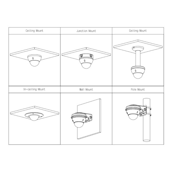 Acheter DAHUA IPC-HDBW5442E-ZE-S3-B Dôme IP H265 4M WDR 140 dB Deeplight IR 40 m 2,7–12 VFM IK10 IP67 ePoE Audio E/S IA Couleur 
